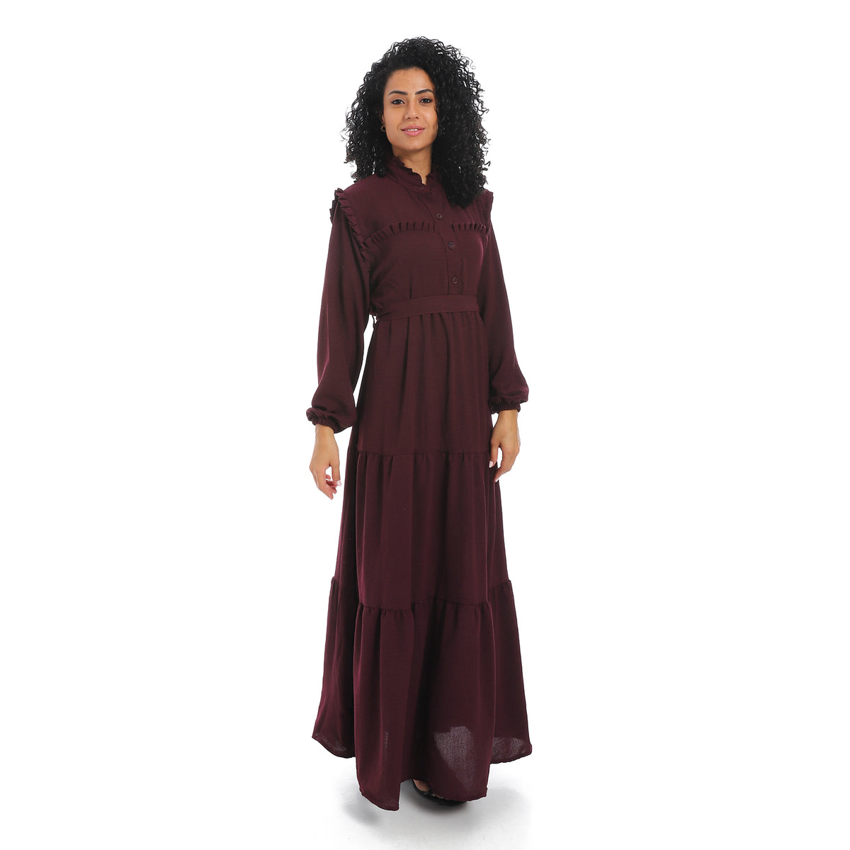 فستان كتان للمحجبات نسائي -Women linen dress -دريسات كتان 
