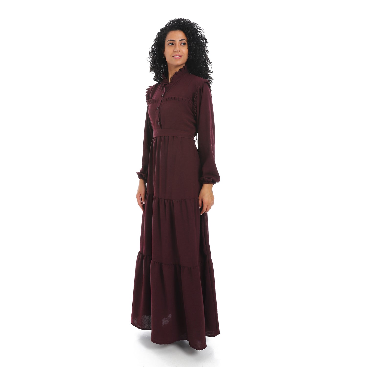 فستان كتان للمحجبات نسائي -Women linen dress -دريسات كتان 