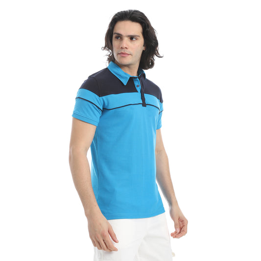 Men's plain polo shirt