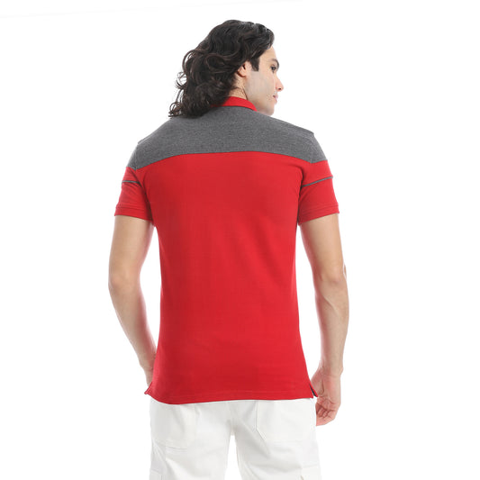 تيشيرت بولو رجالي -Men's polo t-shirt with half sleeves from Caesar 