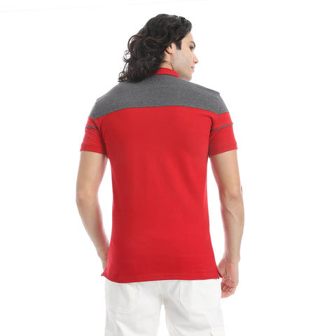 Men's plain polo shirt