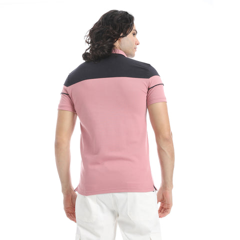 Men's plain polo shirt