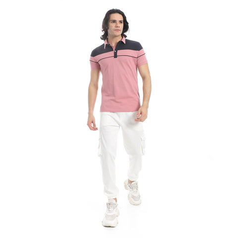 Men's plain polo shirt