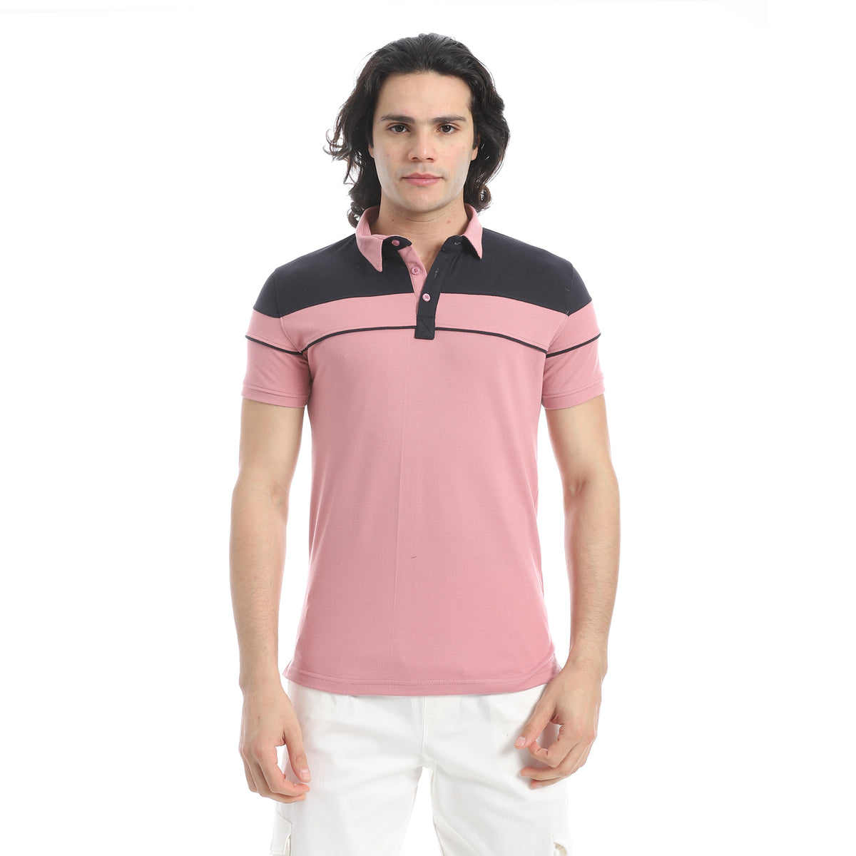 Men's plain polo shirt