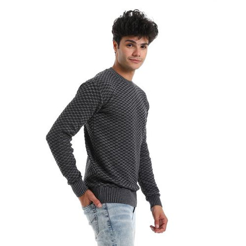 Men's Pullover with Multi Design