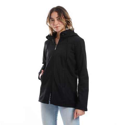 Women Hoodie With Front Zipper