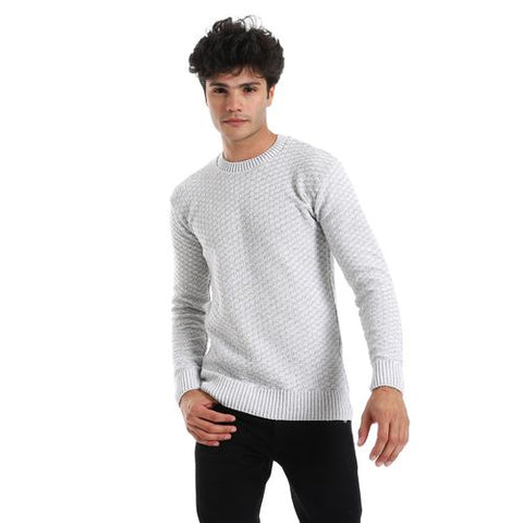 Wool Mens Pullover With Multi Design