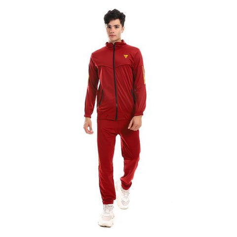 Men's Training Suit with Lined Design