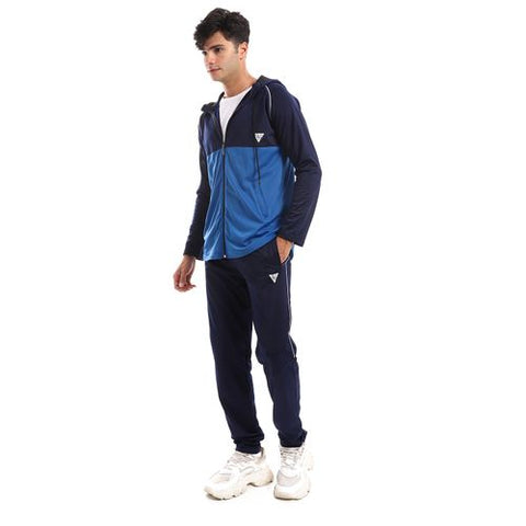 Hoodie With Pants Training Suit And Lined Design