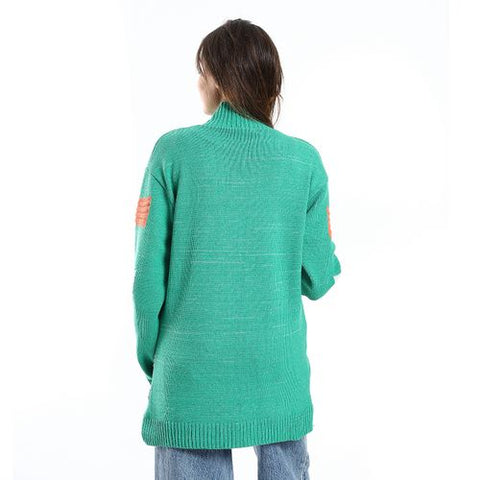 Women Wool Pullover With Round Neck