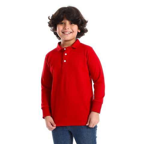 Boys collared neck polo shirt