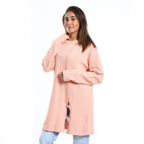 Women Wool Pullover With Round Neck