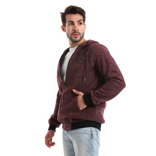 Men jacket with hooded from Caesar - جاكيت رجالي