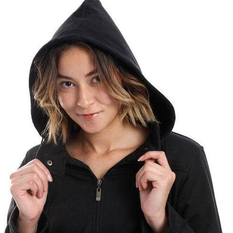 Women Hoodie With Front Zipper