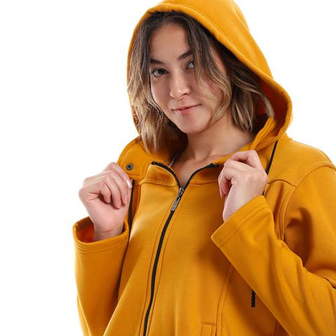 Women Hoodie With Front Zipper