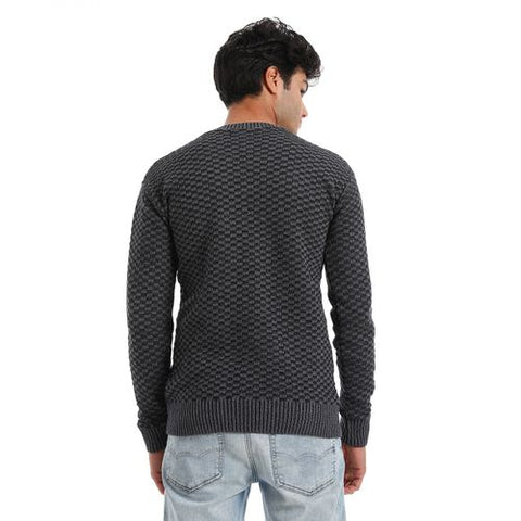 Men's Pullover with Multi Design