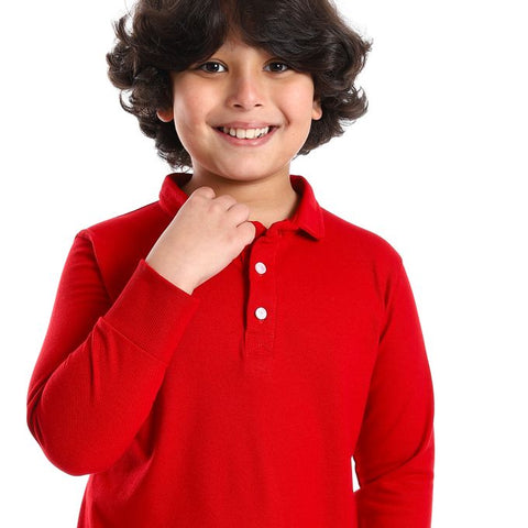 Boys collared neck polo shirt