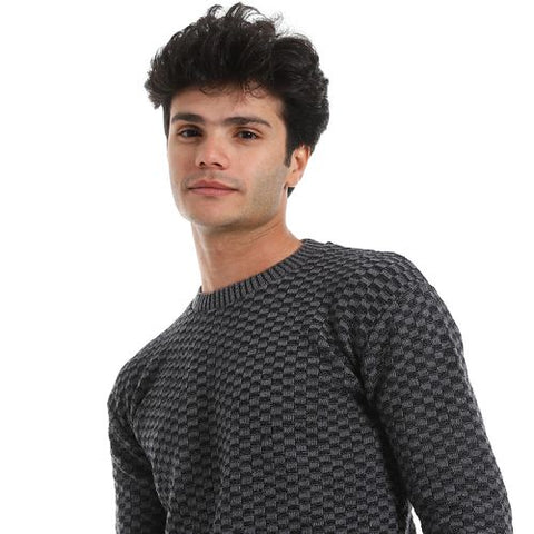 Men's Pullover with Multi Design