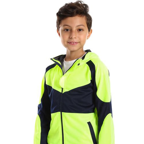 Boys Training Suit With Hoodie And Pockets