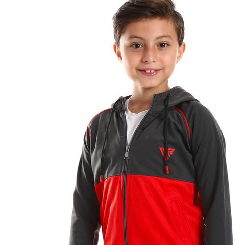 Boys Training Suit with Pockets and Lined Design.