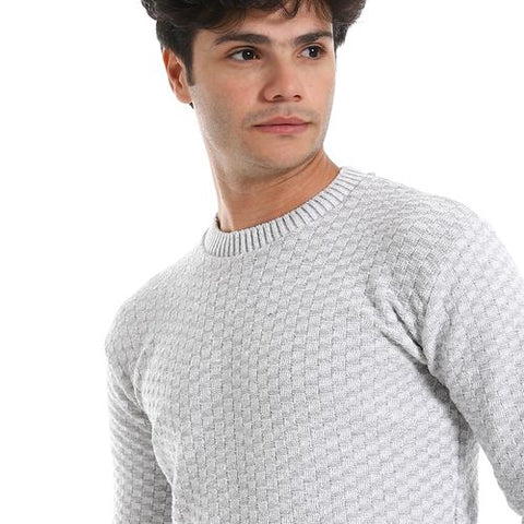 Wool Mens Pullover With Multi Design