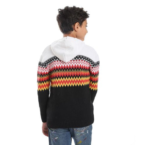 Boy wool Pullover with Multi Design