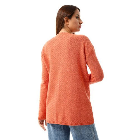 Women's wool open cardigan