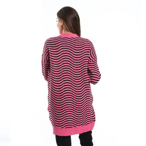 Women Wool Pullover With Round Neck