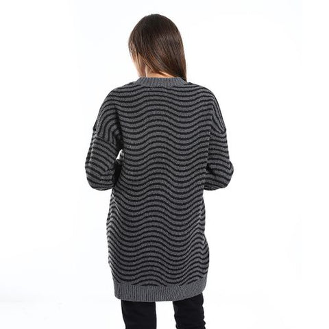 Women Wool Pullover With Round Neck