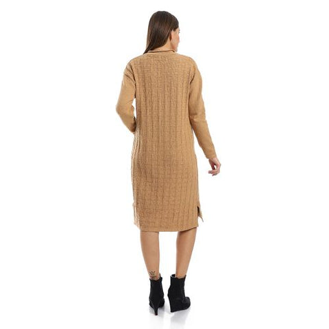 WomenCasual Wool Short Dress