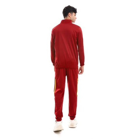 Men's Training Suit with Lined Design