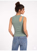 Women Derby top with halter neck
