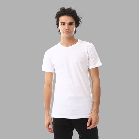 Men's Plain T-Shirt with Half Sleeves