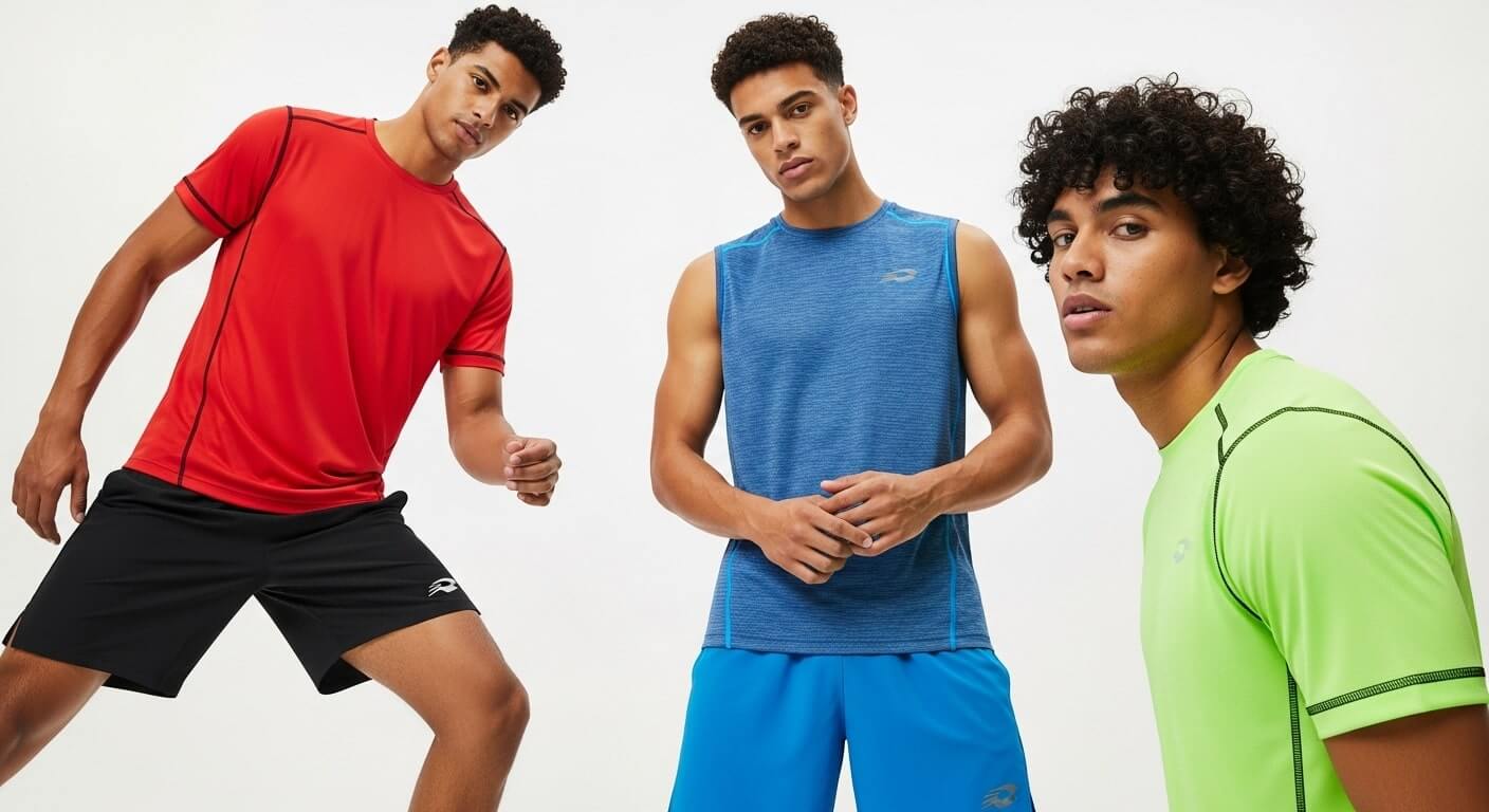 Best men’s gym clothes in Egypt, CAESAR CR Fit collection. فضل ملابس جيم رجالي في مصر من مجموعة CR Fit من سيزار مصر