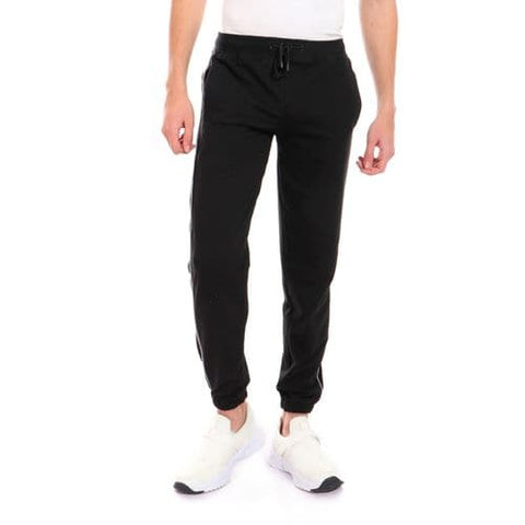 Caesar Detailed Casual Sweatpants with 2 Line - Black