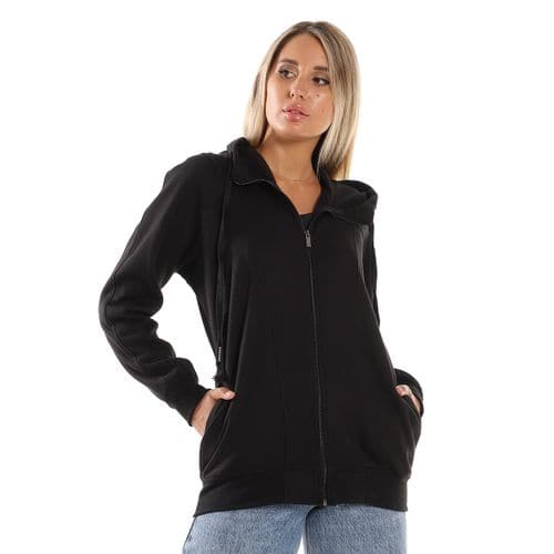 Caesar Woman Hoodie with Zipper and Pocket