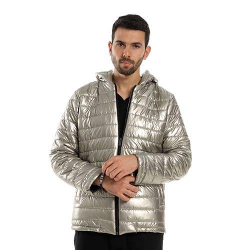 mens capotene lining jacket with zipper