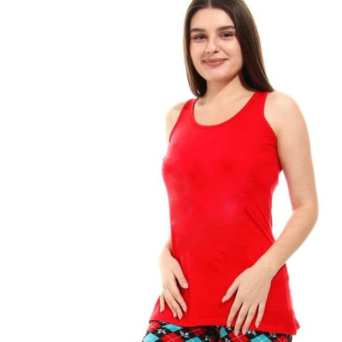 Caesar Woman Red Regular Fit C Neck Athlete