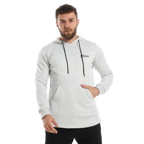 Caesar Mens Printed Hodie with Front Pockets