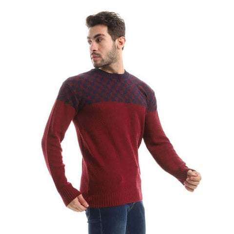 Men's wool pullover