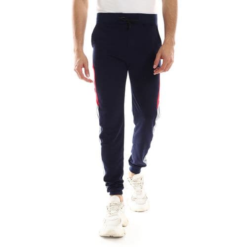 Caesar Detailed Casual Sweatpants مع الجانب الملوث