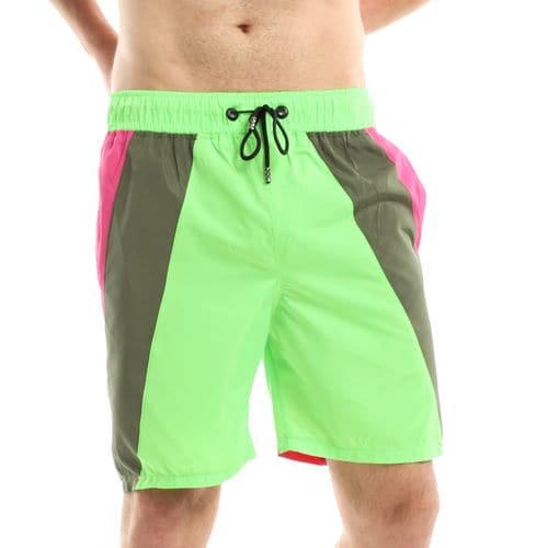 Caesar Printed Swim Short, Water Proof 100% Polyester Fabric