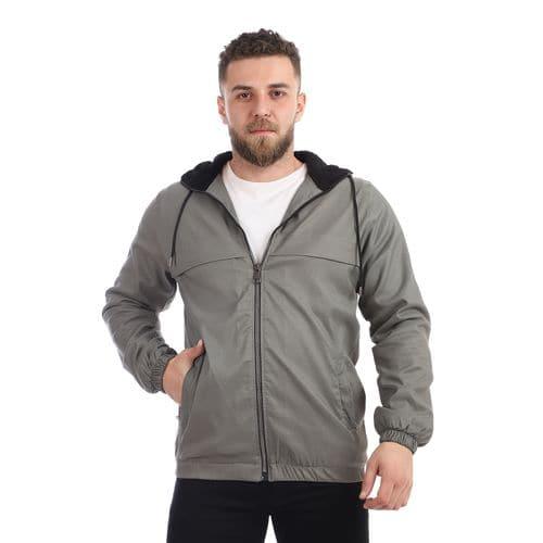 mens bengaline jacket with zipper