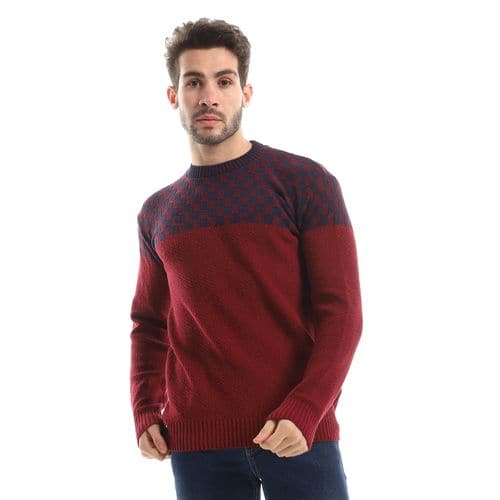 Men's wool pullover