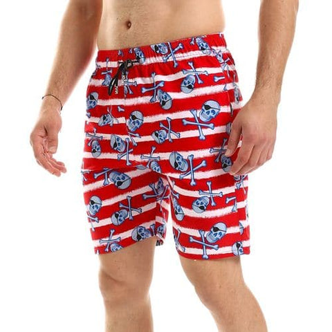 Caesar Printed Swim Short, Water Proof 100% Polyester Fabric