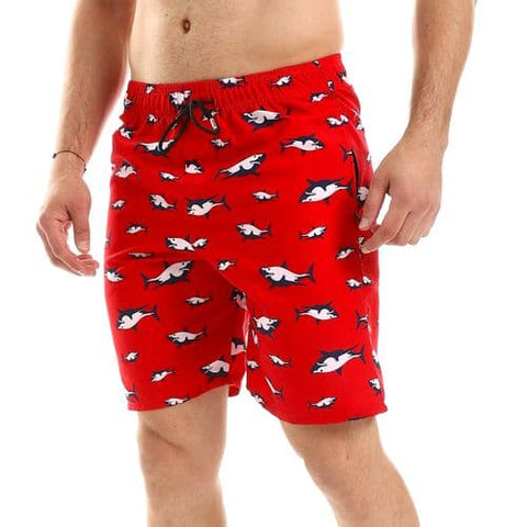 Caesar Printed Swim Short, Water Proof 100% Polyester Fabric