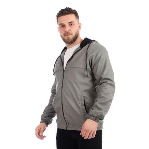 mens bengaline jacket with zipper