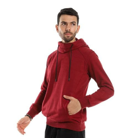 Caesar Mens Plain Hoodiewith Side Pockets