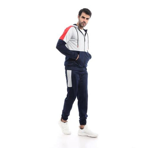 Caesar Hoodie with Pants Training Suit -multicolor