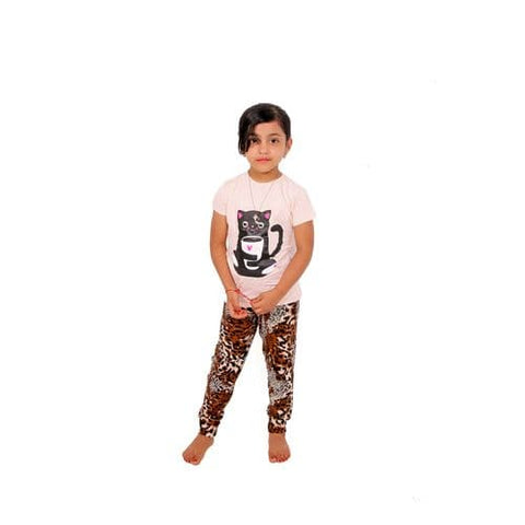 Caesar Girl Summer Pajama Printed Kids Clothes ' Beige